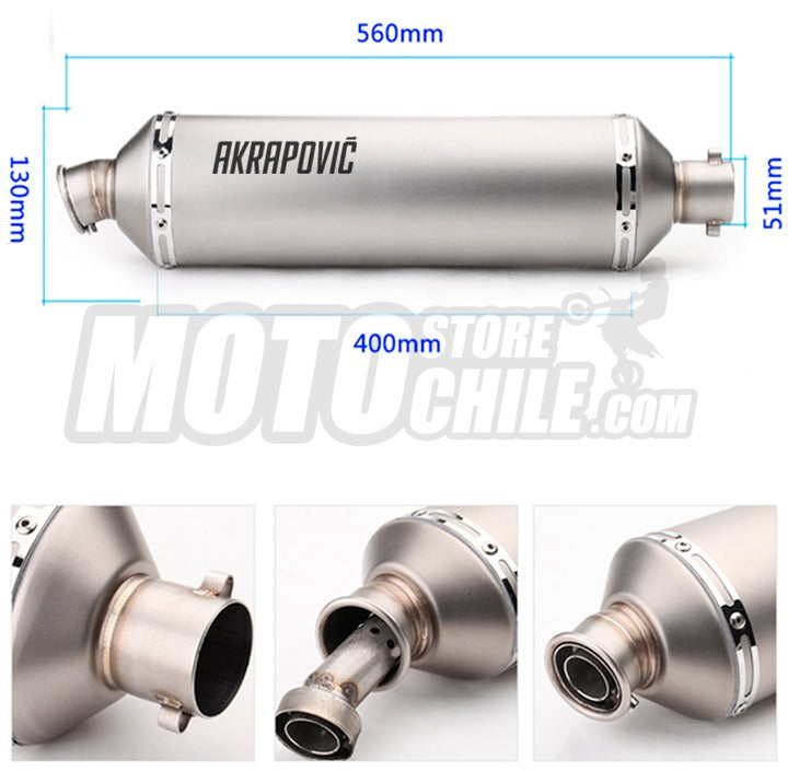 AKRAPOVIC BOLT ON